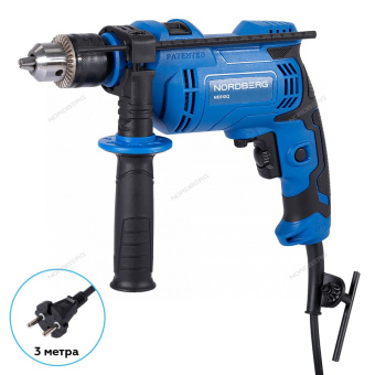 Дрель ударная Nordberg макс. Ø сверла 13 мм, 850 Вт