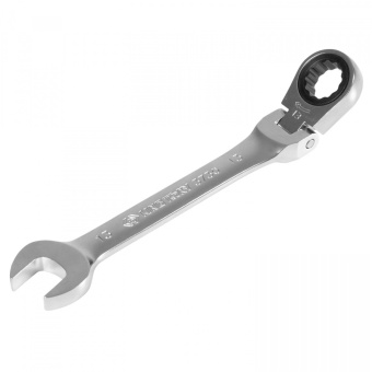 Ключ KING TONY трещоточный комбинированный с шарниром 13 мм