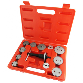 Приспособление для утапливания поршня тормозного цилиндра, кейс, 13 предметов МАСТАК