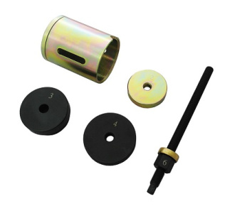 Набор инструментов для сайлентблоков заднего подрамника BMW, кейс, 6 предметов МАСТАК 100-20006C