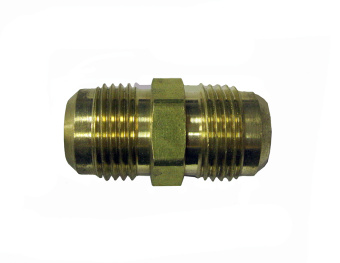 Штуцер 1/4"х1/4" SAE U2-4 для соединения шлангов для заправки кондиционеров