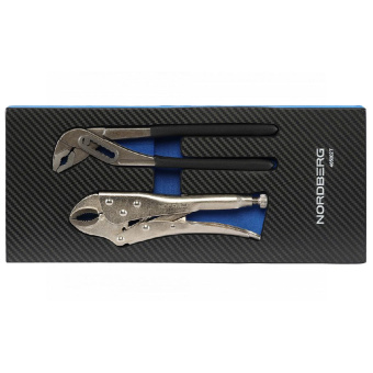 Набор шарнирно-губцевого инструмента NORDBERG 2 предмета в ложементе