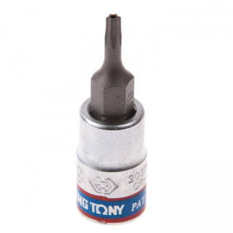 Насадка KING TONY (бита) торцевая 1/4", TORX, T9, L = 37 мм, с отверстием