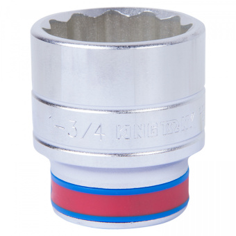 Головка KING TONY торцевая стандартная двенадцатигранная 3/4", 1-3/4", дюймовая