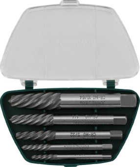 Комплект Jonnesway экстракторов съемник шпилек 5/64"-19/64", 5 предметов