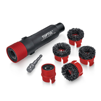 Набор TOPTUL шпилек насадок для чистки колесных и ступиц 8 предметов