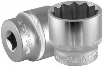 Головка Jonnesway торцевая 12-гранная 1/2"DR, 36 мм