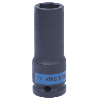 Головка KING TONY торцевая ударная глубокая шестигранная 1/2", 17 мм