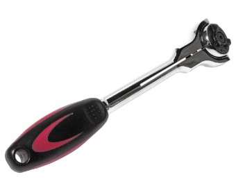 Ключ трещотка 3/8" 72 зуба 237мм шарнирный JTC