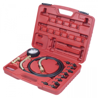 Манометр МАСТАК для измерения давления масла в двигателе, 0-10 бар, комплект адаптеров