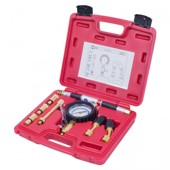 Компрессометр МАСТАК бензиновый, 0-21 атм, кейс, 8 предметов