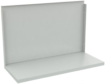 Полка и стенка Практик WSh-180/2 верстачные. Для двух тумб и столешницы WT-180