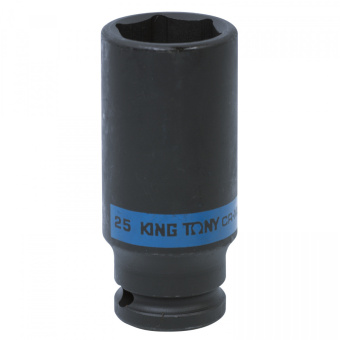 Головка KING TONY торцевая ударная глубокая шестигранная 1/2", 25 мм