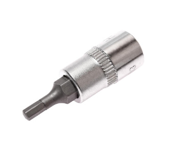 Бита-головка 1/4" HEX H3х37мм JTC