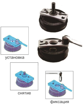 Приспособление для снятия и установки шкивов распредвала (М6,М8 54-120мм) JTC