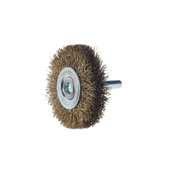 Корщетка для дрели дисковая 50х10мм латунь JTC