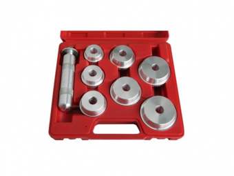 Набор оправок алюминиевых для подшипников, 40-65 мм, кейс, 8 предметов МАСТАК 100-20008C