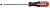 Отвертка Ombra стержневая шлицевая ROUND GRIP, SL6x150 мм