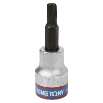 Насадка KING TONY (бита) торцевая 1/2", TORX, T27, L = 60 мм