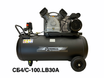 Компрессор Remeza поршневой СБ4/С-100.LB30A; 420 л/мин., 10 бар, ресивер 100 л., 2,2 кВт, 220В, 