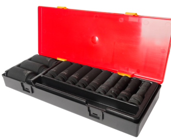 Набор головок торцевых 1/2" 6-ти гранных 10-32 мм ударных глубоких