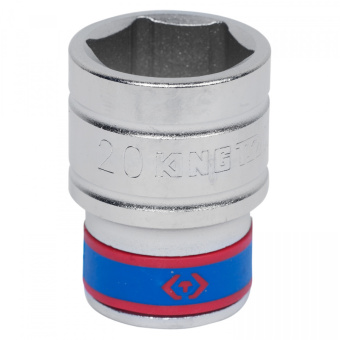 Головка KING TONY торцевая стандартная шестигранная 1/2", 20 мм