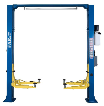 Подъемник AE&T S4D-2E двухстоечный с верхней синхронизацией 4 тонны