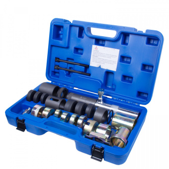 Набор МАСТАК оправок для монтажа и демонтажа сайлентблоков BMW, гидравлический, кейс, 26 предметов