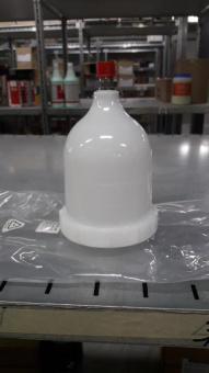 Бачок DevillBiss верх. пласт.для пистолета (аналог) 0,6л