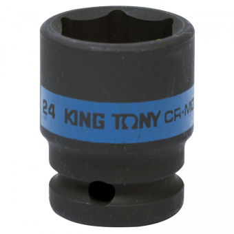 Головка KING TONY торцевая ударная шестигранная 1/2", 24 мм