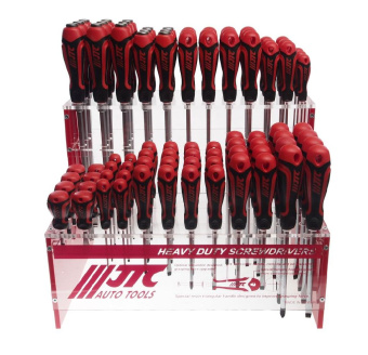 Набор отверток силовых 84 предмета на стенде JTC