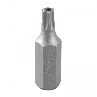 Вставка KING TONY (бита) торцевая 10 мм, TORX, Т30, L = 36 мм, с отверстием