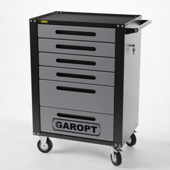 Тележка GAROPT инструментальная 6 ящиков, серия "High",высота 1040мм GTH6.GREY