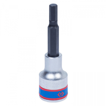 Насадка KING TONY (бита) торцевая 1/2", HEX, 6 мм, L = 80 мм