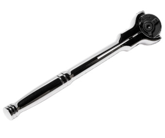 Ключ трещотка 3/8" 72 зуба 227мм шарнирный металлическая рукоятка JTC