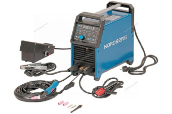 Аппарат сварочный Nordberg WT201 инверторный TIG+MMA для алюминия и алюминиевых сплавов, AC/DC, 220В