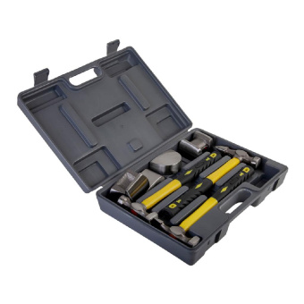 Набор WiederKraft для рихтовки: молотки, выколоки. 7 предметов