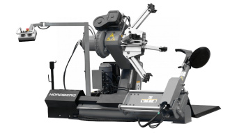 Станок шиномонтажный Nordberg для грузовых машин, двухскоростной, с пультом на штанге, 380 В, серый