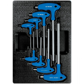 Набор KING TONY L-образных ключей HEX, ложемент, 8 предметов