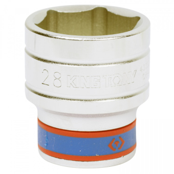 Головка KING TONY торцевая стандартная шестигранная 1/2", 28 мм