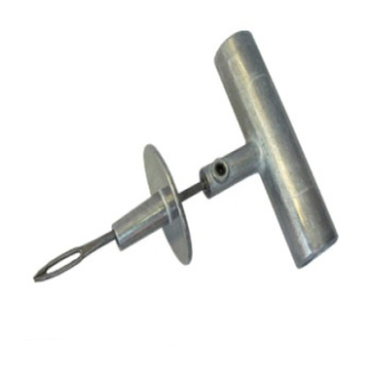 Игла открытая с ограничителем и металлической ручкой