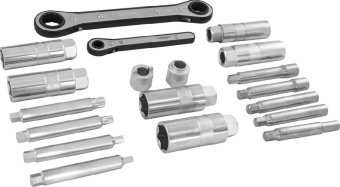 Набор Jonnesway приспособлений для демонтажа гаек штоков амортизаторов