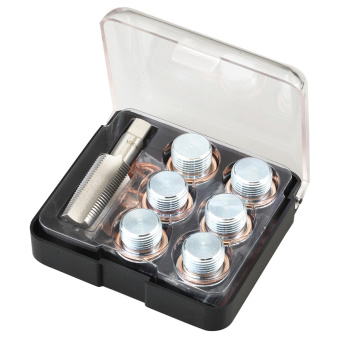 Набор МАСТАК для ремонта масляных пробок М20х1,5, кейс, 19 предметов