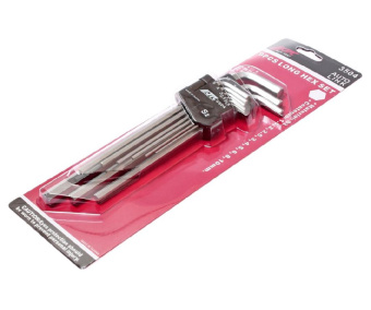 Набор ключей шестигранных 1.5-10мм удлиненных 9 предметов JTC