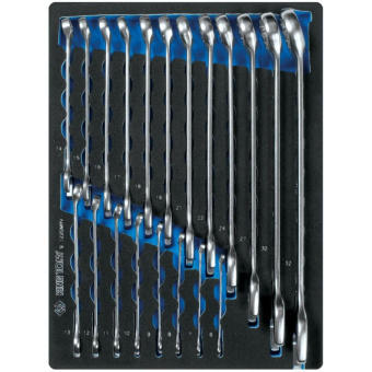 Набор комбинированных ключей, ложемент, 20 предметов KING TONY (6 - 32 мм)