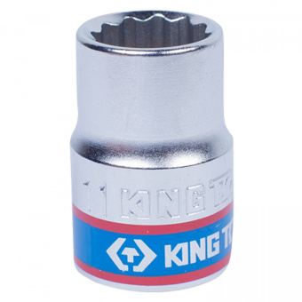 Головка KING TONY торцевая стандартная двенадцатигранная 3/8", 11 мм