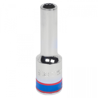 Головка KING TONY торцевая глубокая двенадцатигранная 1/2", 9 мм