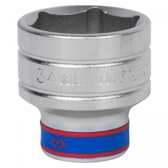 Головка KING TONY торцевая стандартная шестигранная 1/2", 34 мм