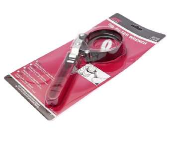 Съемник фильтров масляных 60-73мм стальная лента с поворачивающейся рукояткой JTC