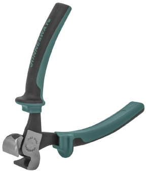 Кусачки торцевые с двухкомпонентными рукоятками, 160 мм